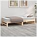 Dormeuse Estraibile 2x (75x190) cm Legno Massello di Pino - Foto miniatura 10