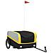 Rimorchio Da Bici Nero E Giallo 45 Kg In Ferro - Foto miniatura 2