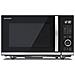 YC-QG204AE-B forno a microonde Superficie piana Microonde con grill 20 L 800 W Nero - Foto miniatura 1