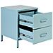 Comodino 2 Cassetti Malavi Metallo Azzurro - Foto miniatura 11