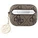 Cover Per Airpods Pro 4g Script Con Charm Brillante Ornato Da Strass, Marrone - Foto miniatura 2