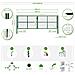 Confezione Cancello Battente In Rete Olga 400b130 + Cancello Verde Da 1 M - Foto miniatura 6