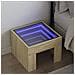 Comodino Con Led Infinity Rovere Sonoma 40x40x30 Cm - Foto miniatura 1