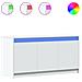 Mobile Porta Tv Con Led Bianco 100x34x50 Cm In Truciolato - Foto miniatura 2
