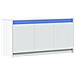 Mobile Porta Tv Con Led Bianco 100x34x50 Cm In Truciolato - Foto miniatura 3