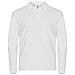 Stretch Premium Polo L /s Bianco 4xl - Foto miniatura 1