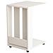 Tavolino Ausiliario con Ruote Design Moderno Mobile Letto Divano Colore Bianco - Foto miniatura 4
