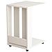 Tavolino Ausiliario con Ruote Design Moderno Mobile Letto Divano Colore Bianco - Foto miniatura 3