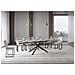 Tavolo allungabile 80x160/244 cm Plaker cemento gambe antracite - Foto miniatura 3