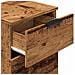 Comodini Legno Antico 2 Pz 40x36x65 Cm In Legno Multistrato - Foto miniatura 4