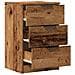 Comodini Legno Antico 2 Pz 40x36x65 Cm In Legno Multistrato - Foto miniatura 7