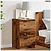 Comodini Legno Antico 2 Pz 40x36x65 Cm In Legno Multistrato - Foto miniatura 8