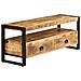 Mobile Porta Tv 120x35x45 Cm Legno Massello Di Mango - Foto miniatura 1