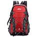 Zaino da Trekking Impermeabile Multiuso 40 Litri 50x32x15 cm Rosso - Foto miniatura 2