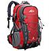 Zaino da Trekking Impermeabile Multiuso 40 Litri 50x32x15 cm Rosso - Foto miniatura 1