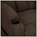 Lusso Casadino -  Poltrona Alzapersona Marrone Scuro In Tessuto - Foto miniatura 7