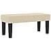 Letto con Box Spring con Materasso & Panchina Crema 80x200 cm Tessuto - Foto miniatura 6