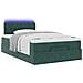 Struttura Letto Pouf con Materasso 120x200 cm Velluto - Foto miniatura 3