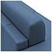 Chris Divano Letto Angolare Con Penisola In Simil Cotone T13 Blu - Foto miniatura 4