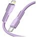 Cavo Di Ricarica E Sincronizzazione Usb-c A Lightning Da 2,4 A, 27 W, 1,8 M, Viola - Foto miniatura 1