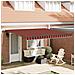 Tenda Retrattile arancione e marrone 400 × 350 cm Tessuto - Foto miniatura 2