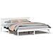 Struttura del letto Bianco 180 x 200 cm Legno massello di pino - Foto miniatura 4