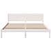 Struttura del letto Bianco 180 x 200 cm Legno massello di pino - Foto miniatura 6