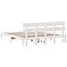 Struttura del letto Bianco 180 x 200 cm Legno massello di pino - Foto miniatura 8