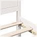 Struttura del letto Bianco 180 x 200 cm Legno massello di pino - Foto miniatura 9