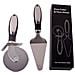 Set Tagliapizza E Spatola Per Formaggio Con Scatola - Affettapizza E Servitore In Acciaio Inossidabile - Foto miniatura 2