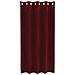 Tende con tende 2 pcs Rosso vino 140 x 175 cm Velluto - Foto miniatura 4