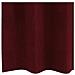 Tende con tende 2 pcs Rosso vino 140 x 175 cm Velluto - Foto miniatura 5