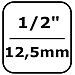 Cricchetto 1/2 Pollice  Cricchetto Reversibile Professionale  48 Denti - Foto miniatura 2