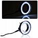 Mikroscopio Trinoculare Capella Pro Mscp-t-ps1-b - Zoom 7-45x | Oculare Wf10x22mm | Sistema Ottico Greenough | Illuminazione Led 56x - Foto miniatura 5