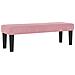 Letto a molle con materasso Rosa 120 x 190 cm Velluto - Foto miniatura 5