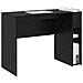 Scrivania Rovere Nero 109 x 50 x 78 cm Legno multistrato - Foto miniatura 3