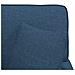 Chaise Longe con Gonna con cuscino 3 pcs Blu Tessuto - Foto miniatura 9