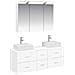 Set di mobili per il bagno 4 pcs Bianco - Foto miniatura 1