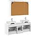 Set di mobili per il bagno 4 pcs Bianco - Foto miniatura 8