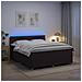 Letto box spring con materasso Marrone Scuro 200 x 200 cm - Foto miniatura 2