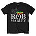 Bob Marley - Distressed Logo (T-Shirt Unisex Tg. S)  - Foto miniatura 1