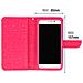 Custodia Universale Smartphone 5.5' À 6.0' Portafoglio 6 Portacarte Fucsia - Foto miniatura 10