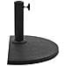 Base Per Parasole Semicircolare In Poliresina 9 Kg Nero - Foto miniatura 2