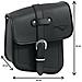 Borsa Bisaccia Moto Custom Chopper Idroreppelente Nero Laterale Destra Telaio - Foto miniatura 2