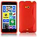 Custodia Compatibile Con Nokia Lumia 625 In Rosso Cremisi - Coperchio Protettivo In Silicone Tpu Flessibile - Foto miniatura 1