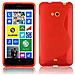 Custodia Compatibile Con Nokia Lumia 625 In Rosso Cremisi - Coperchio Protettivo In Silicone Tpu Flessibile - Foto miniatura 4