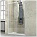 Porta Doccia Scorrevole Slide Per Box Nicchia Due Ante Cristallo Temprato *** Misure : 137-141xh185 Cm Trasparente - Foto miniatura 1