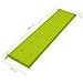 Cuscino Panca Da Giardino Verde Brillante 200x50x4 Cm Tessuto - Foto miniatura 7