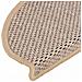 Tappeti Adesivi Scale Aspetto Sisal 15pz 65x21x4cm Beige Chiaro - Foto miniatura 2