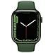 Watch Series 7 45mm Impermeabile 5ATM GPS 32GB WiFi / Bluetooth con Cinturino Sport Verde - Foto miniatura 2